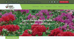 Desktop Screenshot of caseysgardenshop.com
