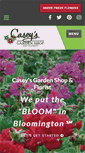 Mobile Screenshot of caseysgardenshop.com